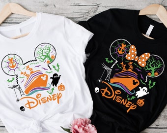 Disney Halloween Shirt,Disney Family Tee,Family Halloween Tee,Disney Scary Party,Mickey not so scary,Halloween 2024 Gift,Disney Spooky Tee