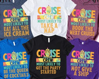 Camiseta divertida con 288 citas para tripulantes de crucero, camiseta "Lo más probable es que vayas a un crucero", camiseta de crucero 2026, cumpleaños de crucero, camiseta de crucero, nuestro primer crucero, fiesta de crucero