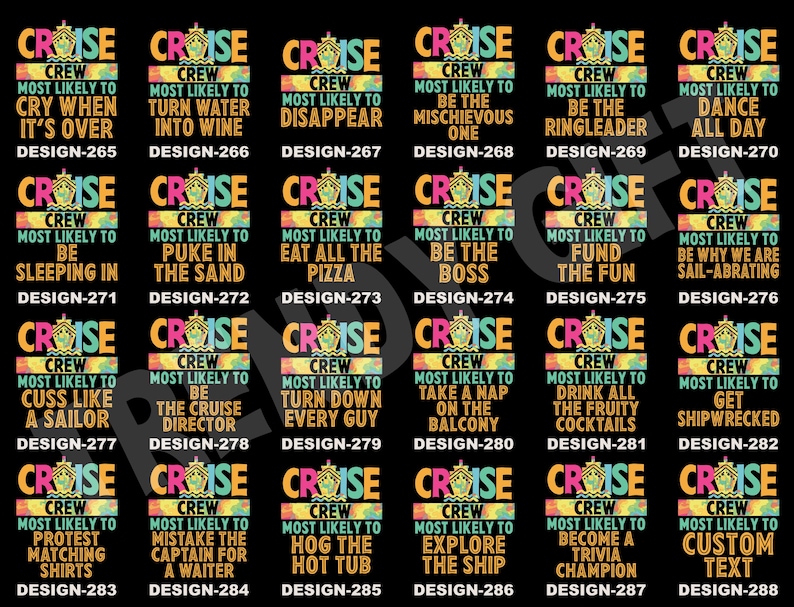 Funny 288 Quotes Cruise Crew Shirt,Most Likely To Cruise Tee,Cruise 2026 Shirt,Cruise Birthday,Cruising Shirt,Our First Cruise,Cruise Party,Family Cruise Shirt,Cruise 2026 Gift,Girls Trip,Cruise Tank Tops,Matching Cruise Tee,Family Travel Shirt, Cruise Ship Shirts, Ship Sea Voyage Outfits, Family Cruise Trip Tee, Cruise Party Gifts, Most Likely To Cruise Crew Shirts