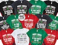 Matching Funny Christmas Shirts: Holiday Family 2025 Shirt,Most Likely To Christmas Shirts,Xmas Pj Tops,Christmas Party Tee,Christmas Cruise