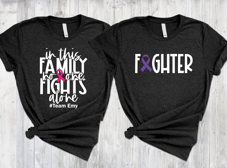 Breast Cancer Support Shirt,Cancer Fighter Shirt,Family Support Tee,Team Breast Cancer,Leukemia Support Tee,Cancer Warrior Tee,Colon Cancer,Lung Cancer Support,Prostate Cancer,Cancer Awareness Shirt,Family Cancer Tee,Custom Cancer Awareness