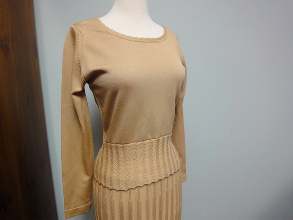 1970s Givenchy Sport Qiana Knit Skirt, Sweater Se… - image 1