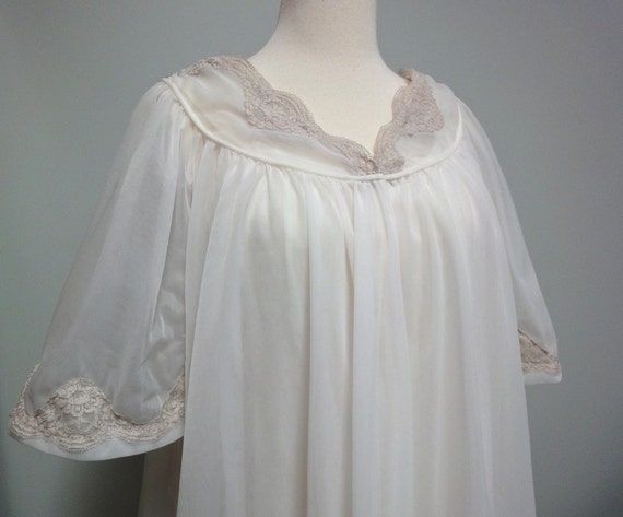 1950s Double Chiffon Peignoir Set, Jenelle of Cal… - image 2