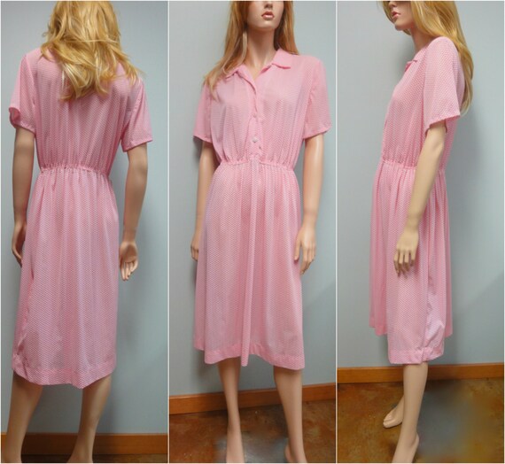 Vintage 60s Penneys Nylon Dress, Brentwood Frocks… - image 3