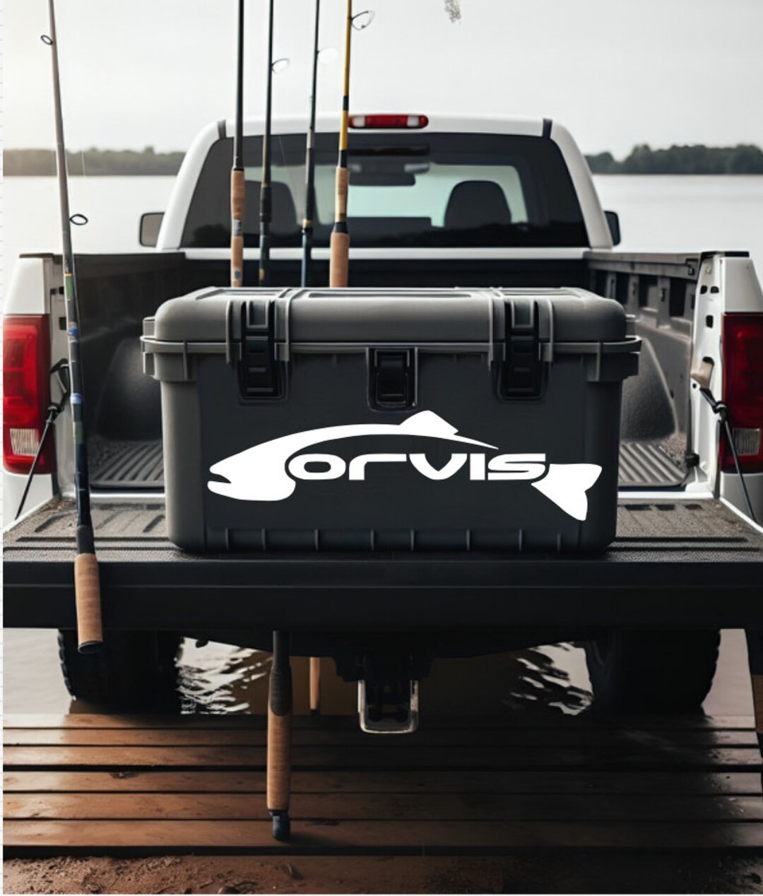 Orvis Decal Sticker Fly Fishing Any Size Yeti Trout Rainbow Brook Brown ...