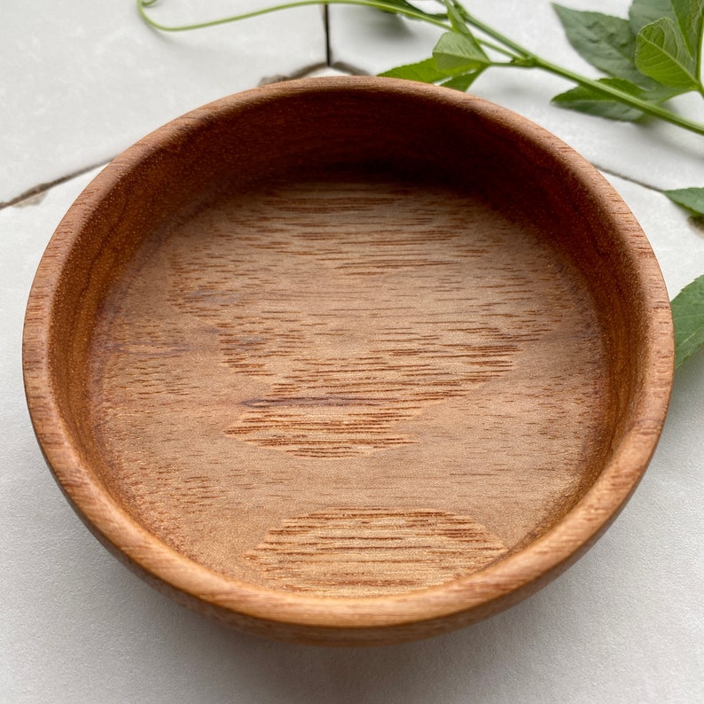 Small Wooden Jewelry Bowl All Natural Tiny Texas Pecan Bowl Etsy