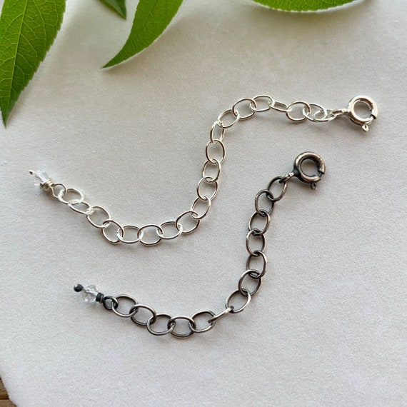 Necklace Extender Sterling Silver Chain 