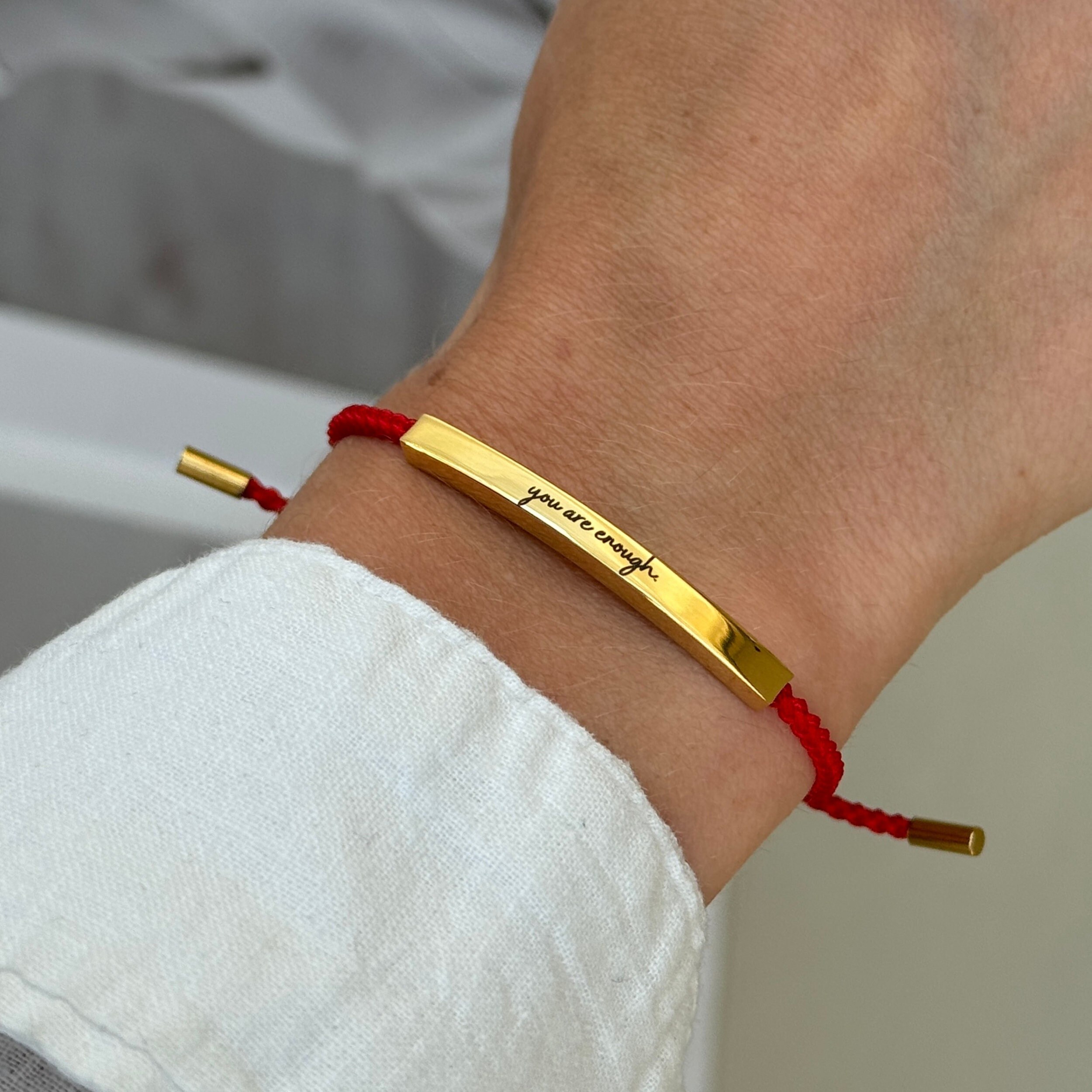 Bracciale Motivazionale 'Remember Who You Are' - Ispirato A Taylor Swift - Regolabile Fatto A Mano In Acciaio Inox - 3