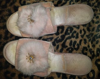 Vintage slippers | Etsy