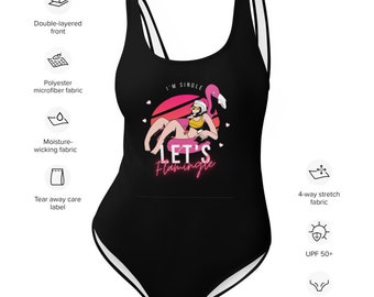 Let's Flamingle One-Piece Swimsuit