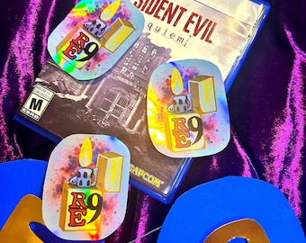 RE9 Requiem Holographic Lighter Sticker