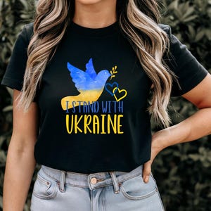 I Stand With Ukraine T-shirt Support Ukraine Sweatshirt Ukrainian Culture Shirt Ukrainian Flag Shirt Ukrainian Culture