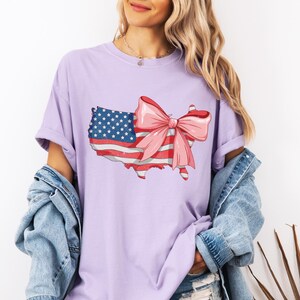 Chemise drapeau américain couleurs confort Chemise fête du 4 juillet Chemise Amérique du 4 juillet Chemise drapeau des États-Unis Chemise Memorial Day Chemise Etats-Unis pour femme