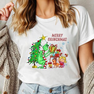 Marry Grinchmas Christmas Sweatshirt Grinch Mas Shirt Whimsical Grinch Max Tree Sweater Xmas Hoodie Grinch Holidays Jumper Grinch Shirt