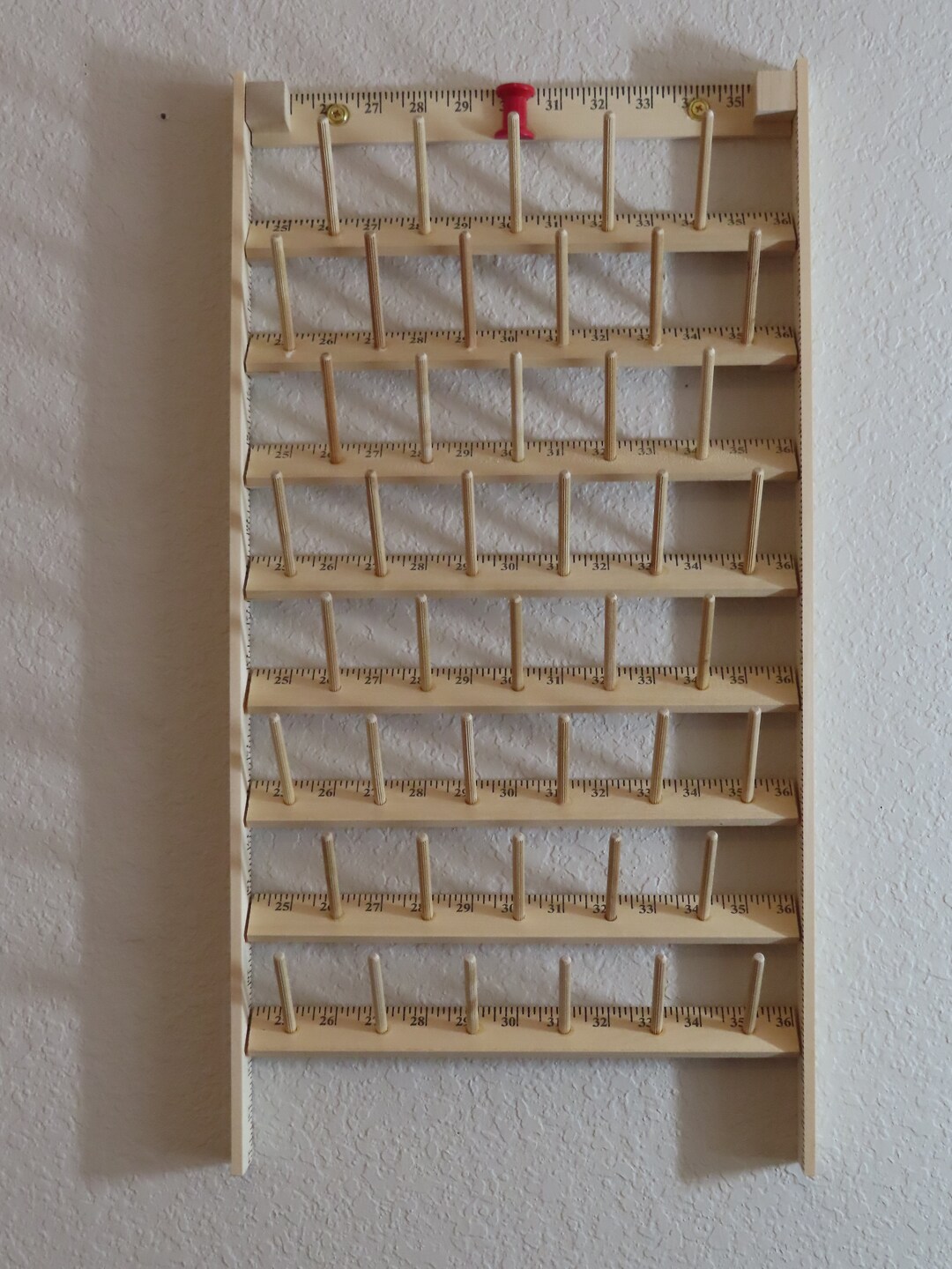 44 Spool Thread Rack - Magnetic/adjustable Shelving - 2