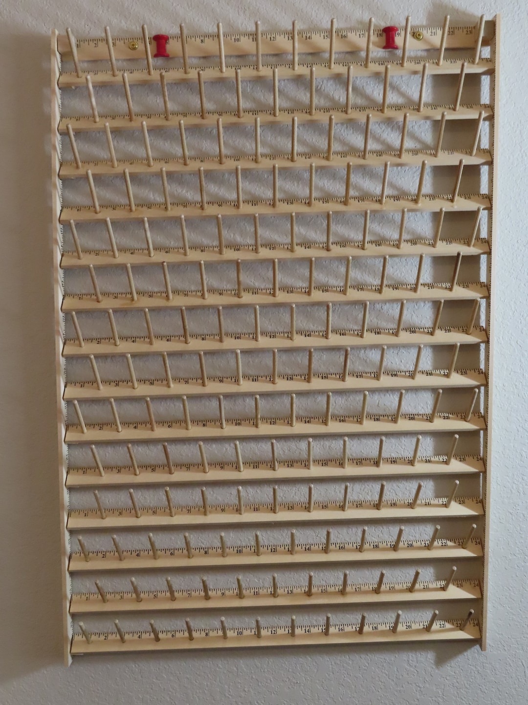 Bleacher Thread Spool Rack 161 Spool Thread Rack - Magnetic/interchangeable Shelving - Etsy