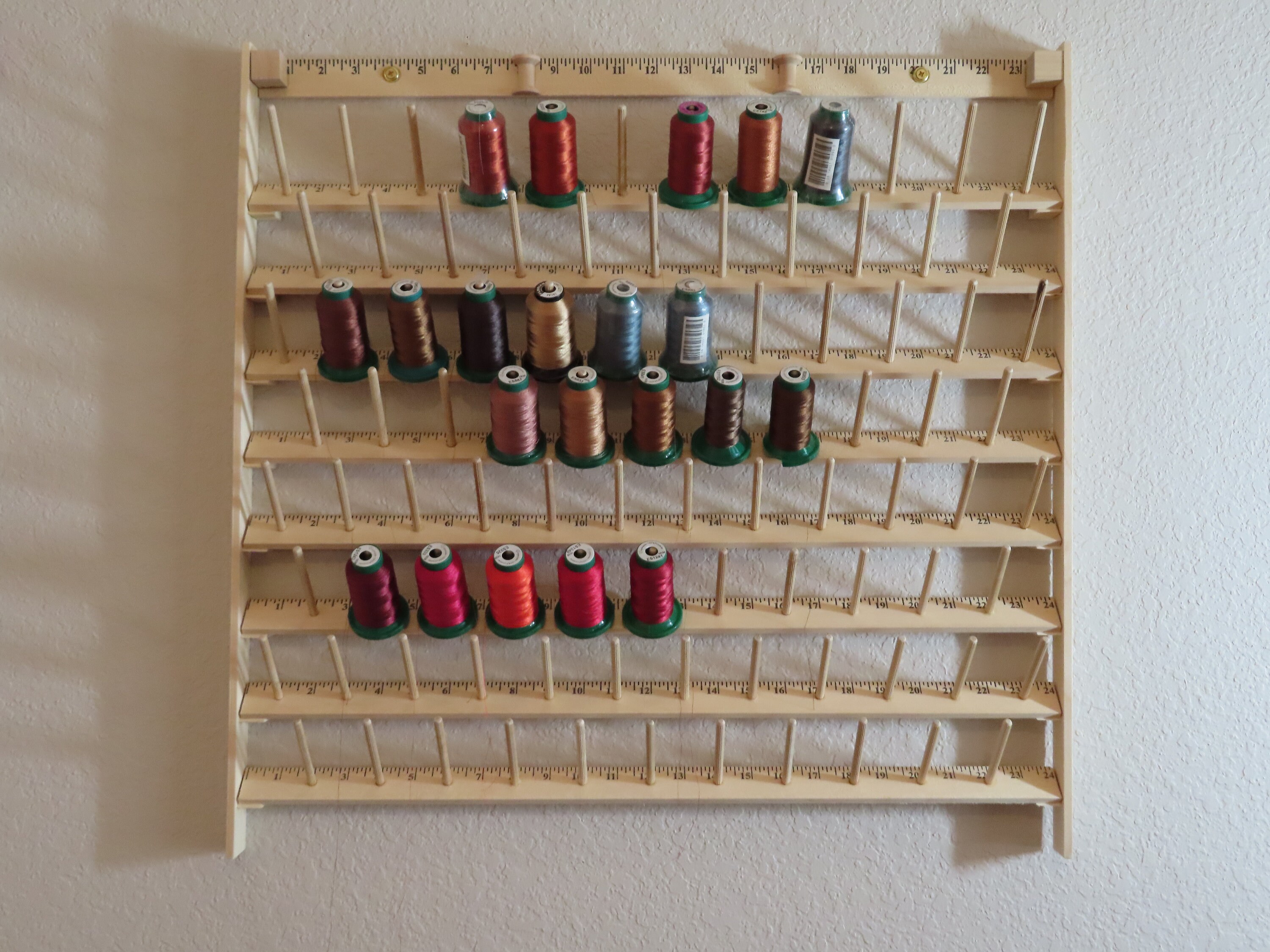 92 Spool Thread Rack Magnetic/adjustable Shelving 2 Spacing for Thread ...