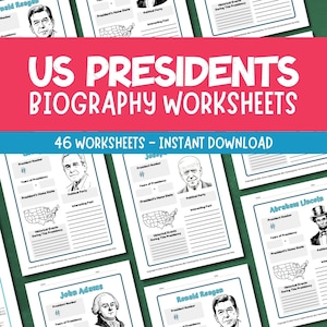 Elementary Presidents Day Activities | Print & Go Worksheets