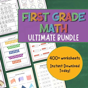 1st Grade Summer Math Review | No-Prep Learning