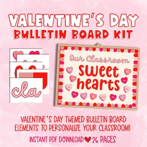 Valentine&#39;s Day Teacher Bulletin Board Kit | Creative Projects