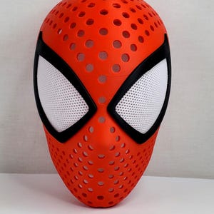 Spider-Man Face Shell Mask 3D Printed Cosplay Costume