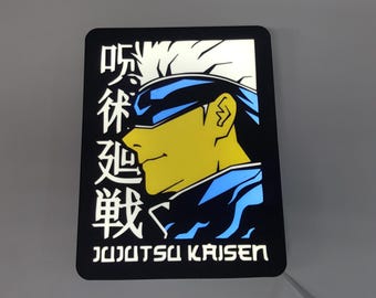 Jujutsu Kaisen LED Sign Light Box Lamp USB Powered 3D Print