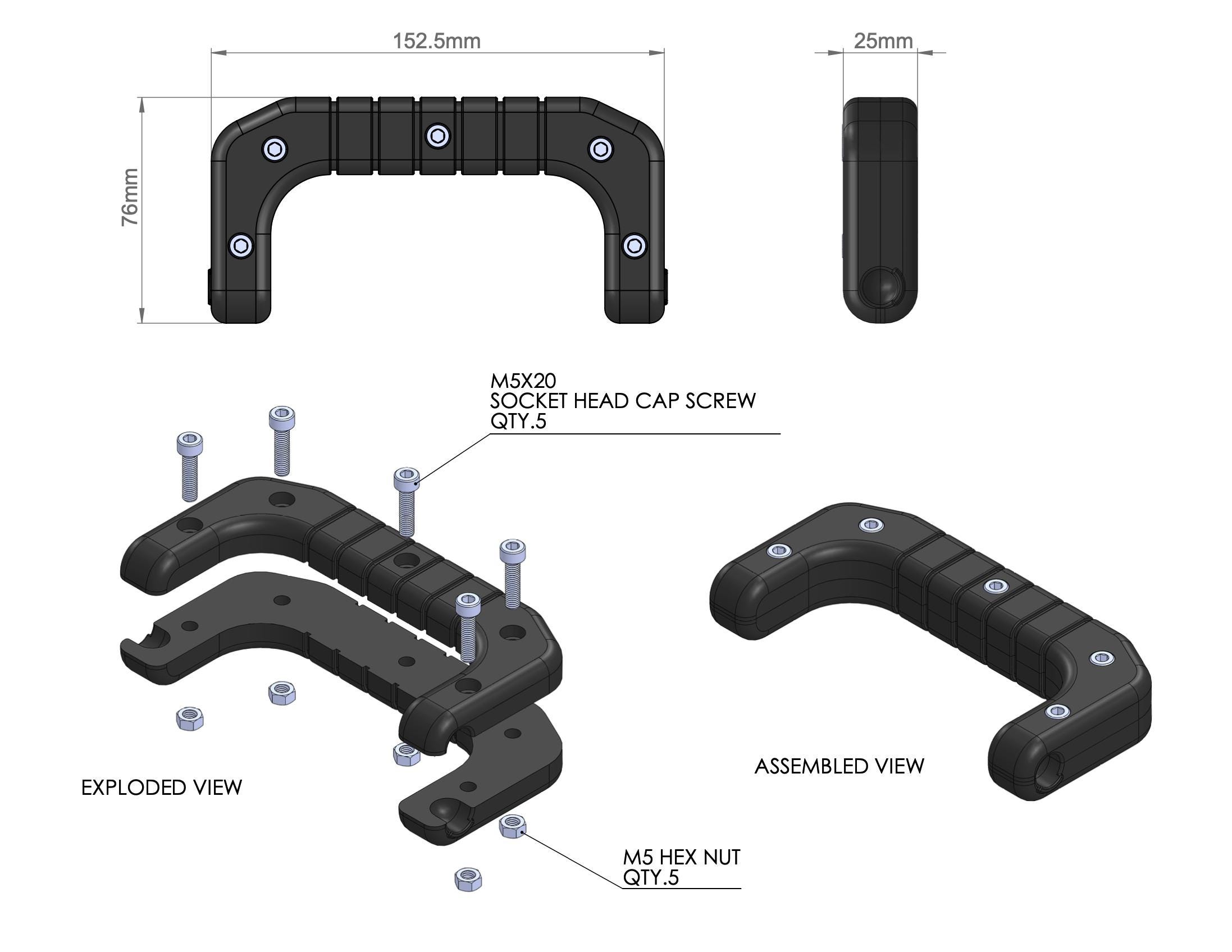 Guitar Handle Replacement for a Variety of SKB Guitar Cases - Etsy