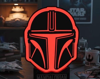 The Mandolorian ( Star Wars ) -  3D LED LightBox - Collectors Edition