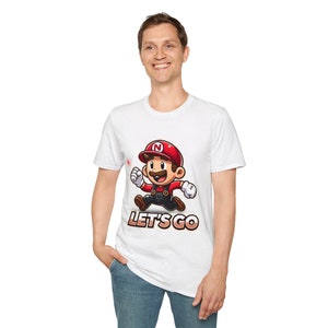 Soft style T-Shirt Unisex Animated Plumber Adventure Tee, Pullover, t-shirt image 5