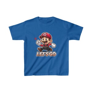 Kids Heavy Cotton™ Tee, "Smiling Plumber Adventures T-Shirt" GAME image 10