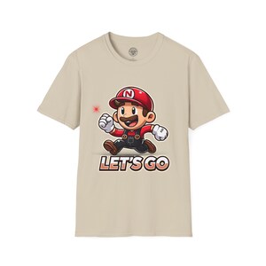 Soft style T-Shirt Unisex Animated Plumber Adventure Tee, Pullover, t-shirt image 7