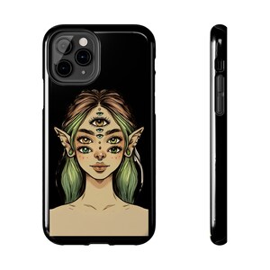 Stoere telefoonhoesjes, "Beschermhoes voor iPhone 15/14/13/12/11 met Eye Fairy Design" GIFT afbeelding 7