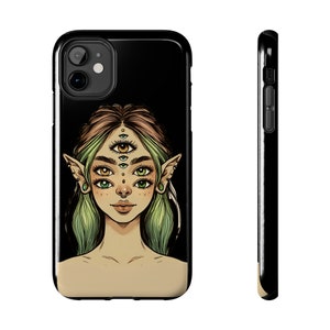 Stoere telefoonhoesjes, "Beschermhoes voor iPhone 15/14/13/12/11 met Eye Fairy Design" GIFT afbeelding 6