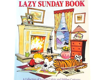1989 Calvin and Hobbes Lazy Sunday Book, di Bill Watterson (Comics '87-'89), brossura