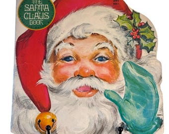 VTG 1980 Golden Shape Book, The Santa Claus Book by Eileen Daly, PB