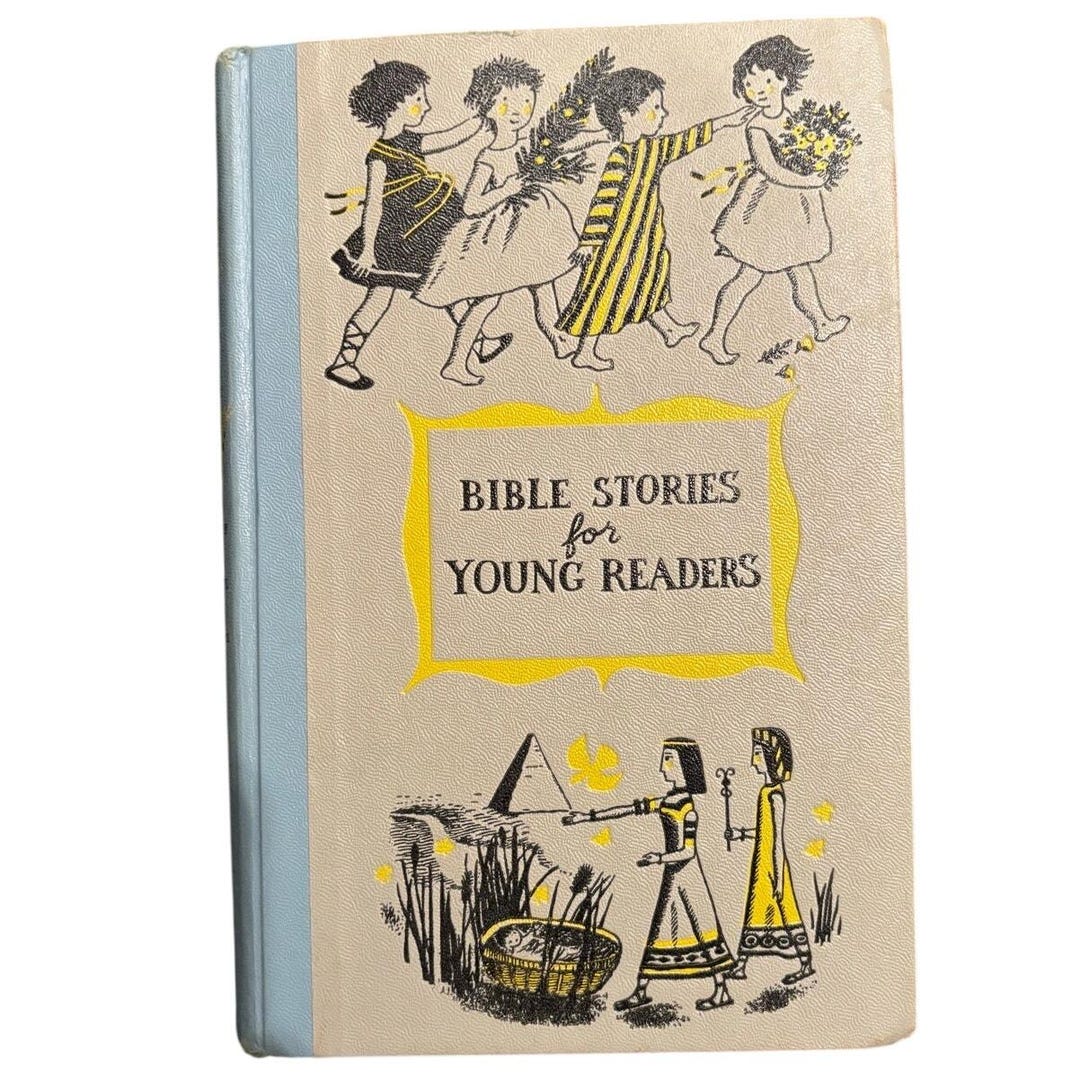 Vintage 1949 Bible Stories for Young Readers Book by April