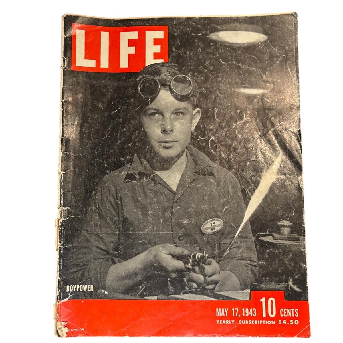 Life magazine 1943 - Etsy 日本