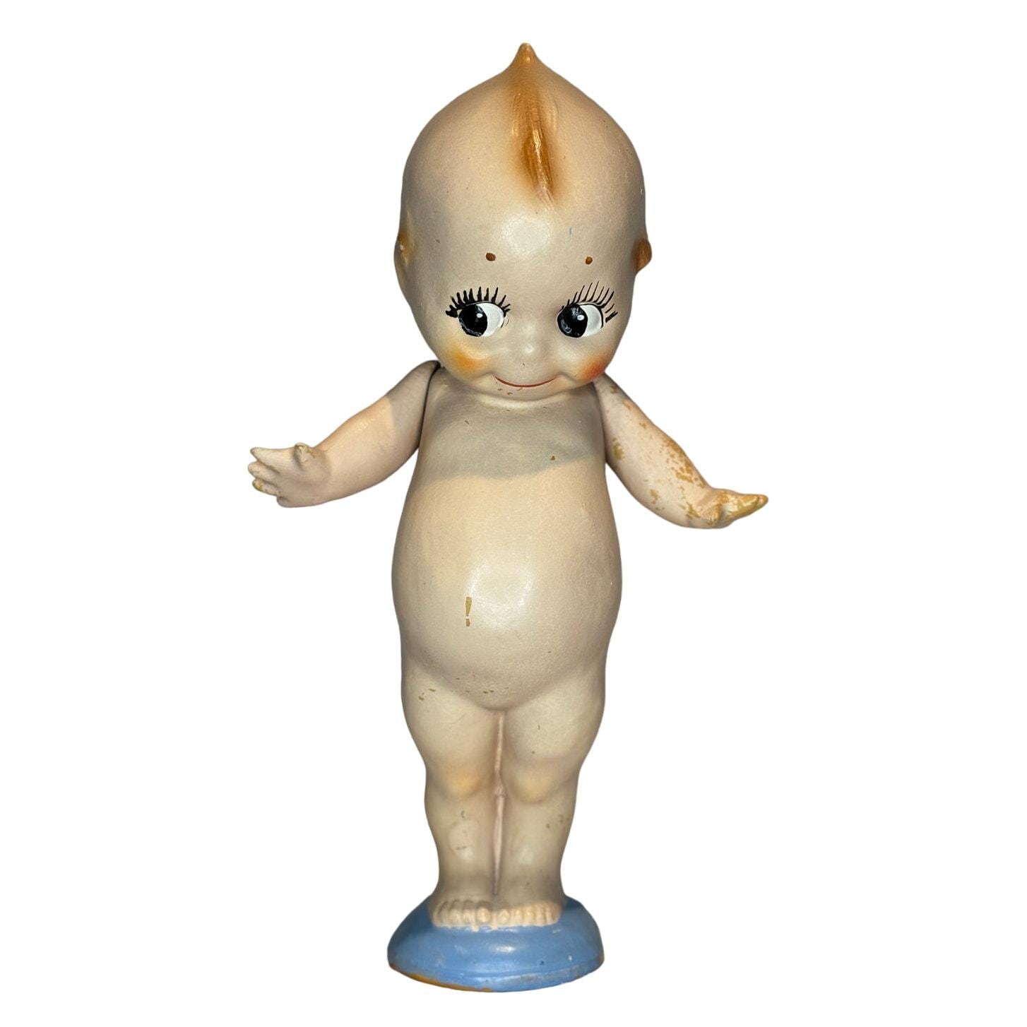 Vintage 1920's, 12 in. Rose O'Neill Composition Kewpie Doll