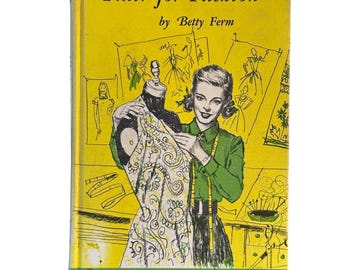 VTG 1970 Flair for Fashion Book By B. Ferm, A Career-Romance for Young Moderns