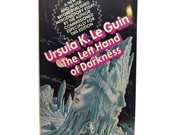 1976 The Left Hand of Darkness Book by Ursula K. LeGuin, PB