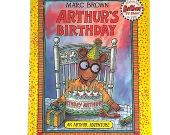 VTG 1989 First Ed. Arthur's Birthday Book by Marc Brown, Hardcover