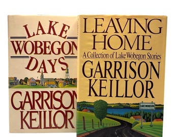 Zwei Garnison Keillor Erstausgaben, Lake Wobegon Tage, Leating Home, HCDJ