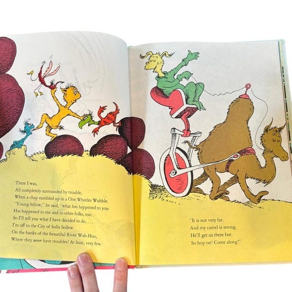 Rare Dr. Seuss 'I Had Trouble in Getting to Solla Sollew' – First