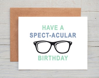 Birthday Card "spectacular"