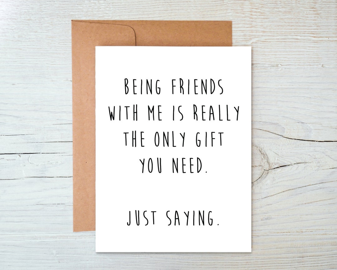Funny Friend Birthday Card - Etsy