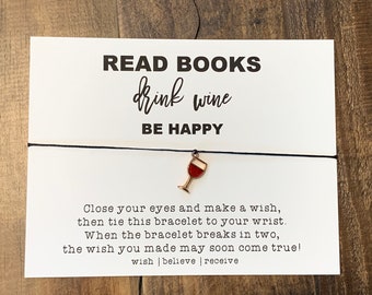 Book Club / Wine Wish Bracelet