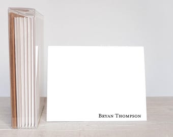 Personalized Name Note Cards -PRINT-  Set of 12 - BEST SELLER