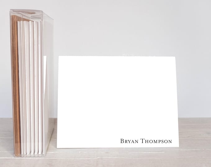 Personalized Name Note Cards -PRINT-  Set of 12 - BEST SELLER