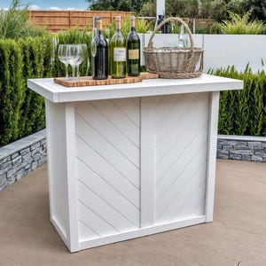DIY Folding Coffee Bar Plan, Collapsible Event Bar, Outdoor Bar Plans, backyard bar plans, Portable Hosting Bar, Birthday Bar, PDF File