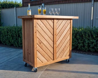 DIY Folding Coffee Bar Plan, Collapsible Event Bar, Outdoor Bar Plans, backyard bar plans, Portable Hosting Bar, Bar DIY plans , PDF File